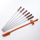 A set of skewers 670*12*3 mm in a leather quiver в Магасе