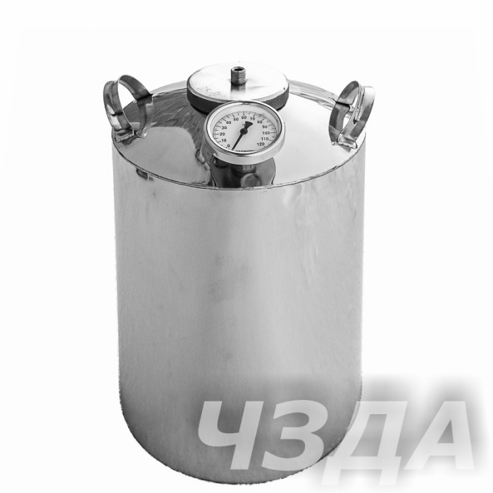 Перегонный куб для самогонного аппарата "Горилыч" 12/75/t c термометром в Магасе
