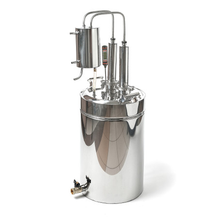 Cheap moonshine still kits "Gorilych" double distillation 20/35/t (with tap) CLAMP 1,5 inches в Магасе