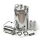Cheap moonshine still kits "Gorilych" double distillation 10/35/t with CLAMP 1,5" and tap в Магасе