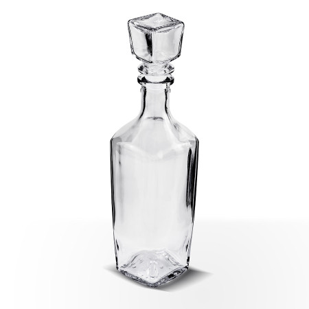 Бутылка (штоф) "Элегант" стеклянная 0,5 литра с пробкой  в Магасе