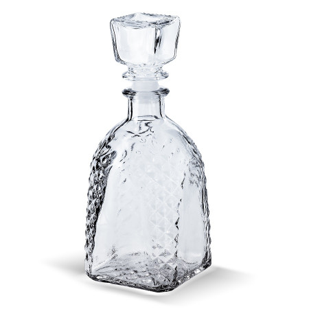 Бутылка (штоф) "Арка" стеклянная 0,5 литра с пробкой  в Магасе