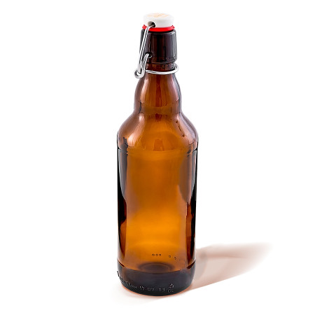 Бутылка темная стеклянная с бугельной пробкой 0,5 литра в Магасе